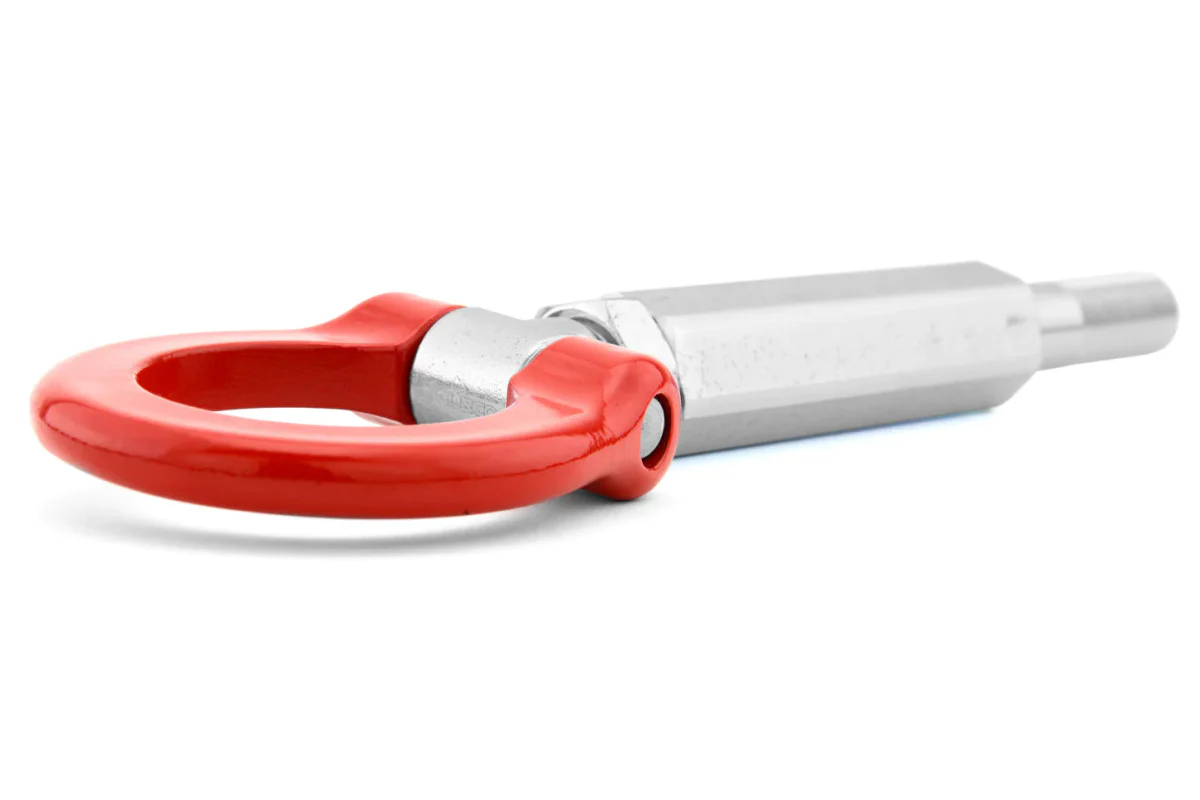 Cusco Front Tow Hook Red 2015-2021 WRX / 2015-2021 STI - Image 3