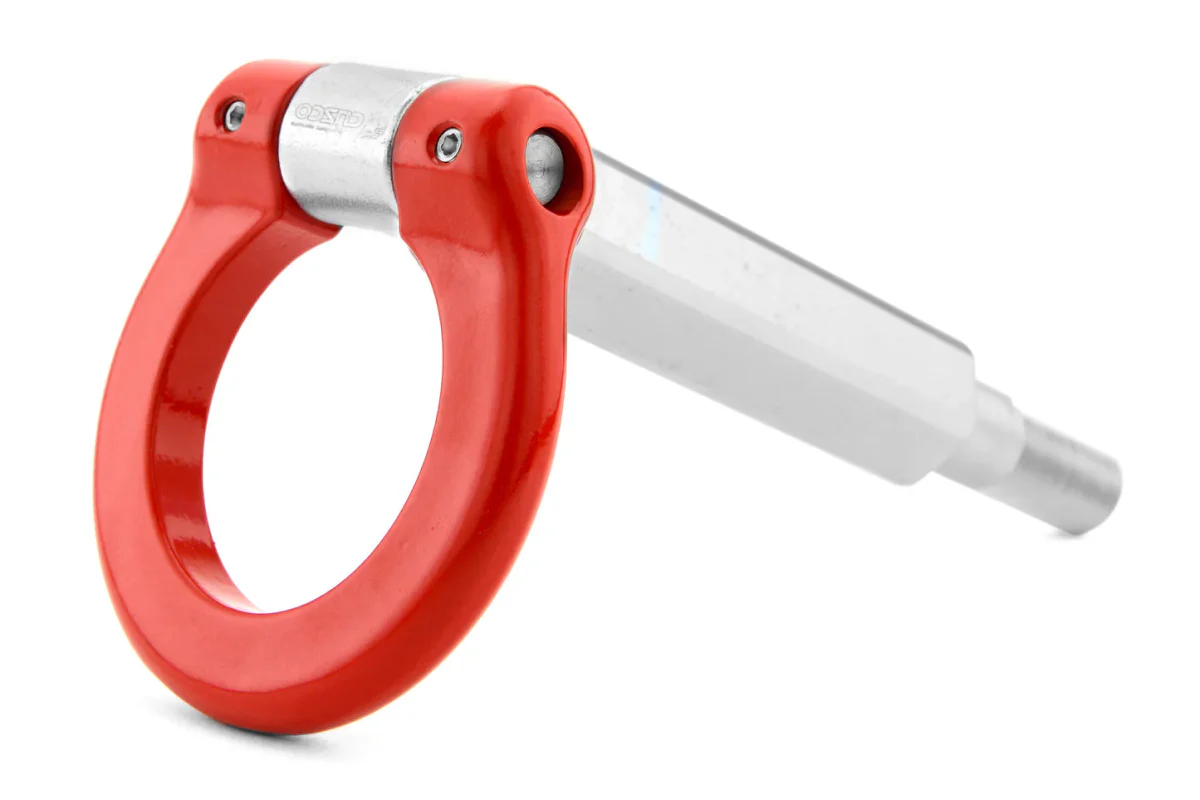 Cusco Front Tow Hook Red 2015-2021 WRX / 2015-2021 STI - Image 4