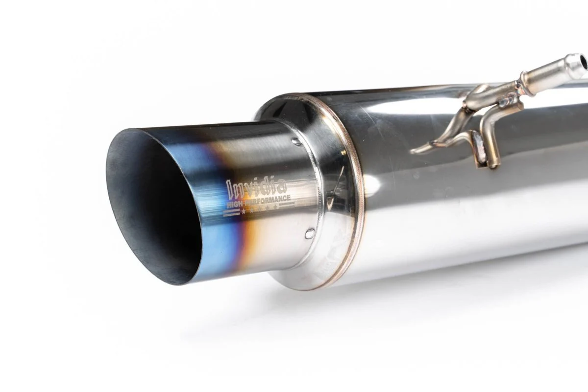 Invidia Racing Series Cat Back Exhaust Titanium Tip 2002-2007 WRX / 2004-2007 STI - Image 4