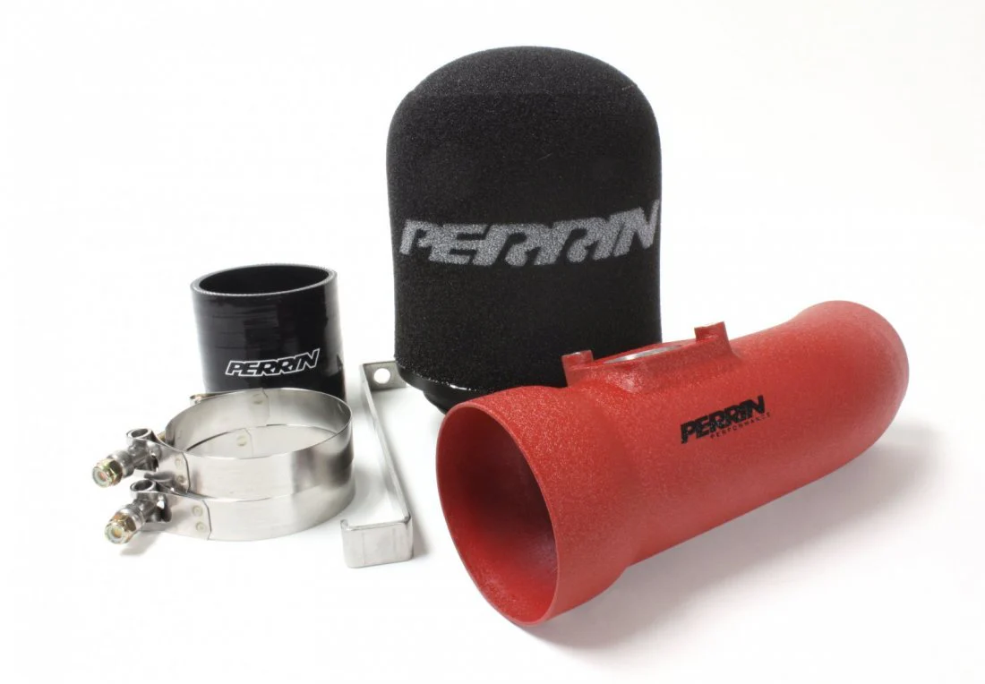 Perrin Short Ram Intake Red 2002-2007 WRX / 2004-2007 STI / 2004-2008 Forester XT - Image 4