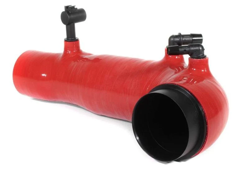 Perrin Turbo Inlet Hose Red 2002-2007 WRX / 2004-2021 STI / 2004-2008 Forester XT - Image 4
