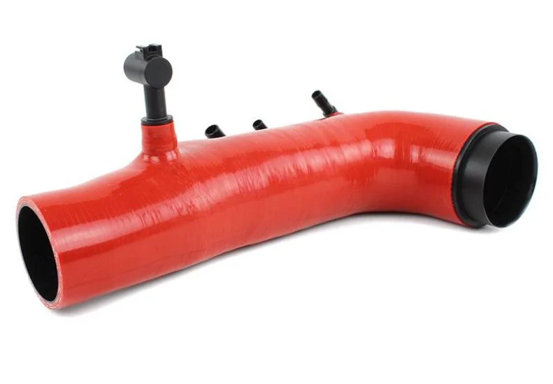 Perrin Turbo Inlet Hose Red 2008-2014 WRX / 2005-2009 LGT / 2005-2009 Outback XT / 2009-2013 Forester XT - Image 3