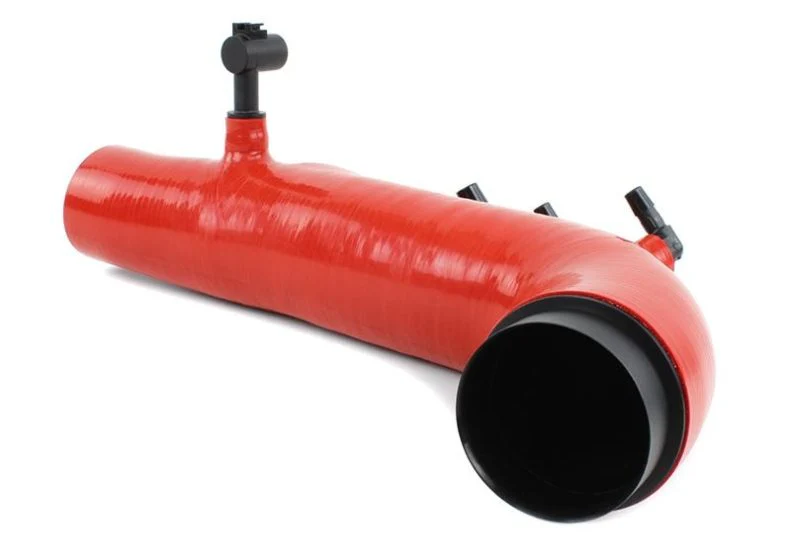 Perrin Turbo Inlet Hose Red 2008-2014 WRX / 2005-2009 LGT / 2005-2009 Outback XT / 2009-2013 Forester XT - Image 4
