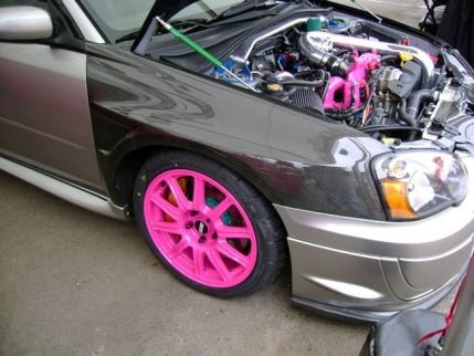 Seibon Carbon Fiber Fenders (10mm Wider) 2004-2005 WRX / 2004-2005 STI - Image 5