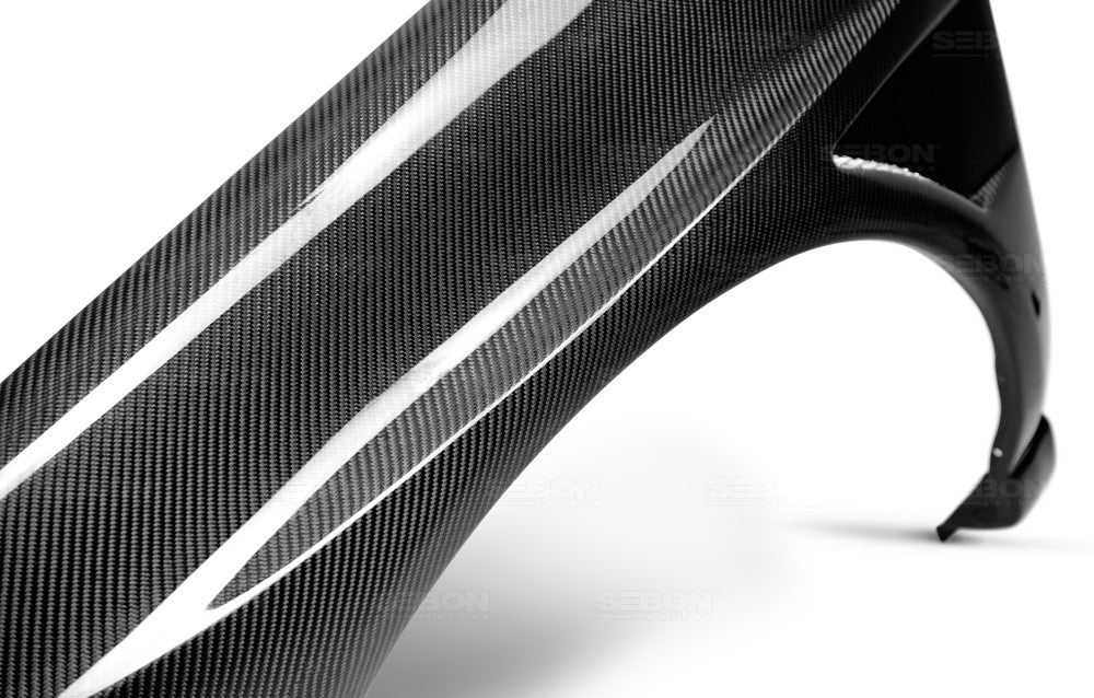 Seibon Carbon Fiber Fenders (10mm Wider) 2004-2005 WRX / 2004-2005 STI - Image 6