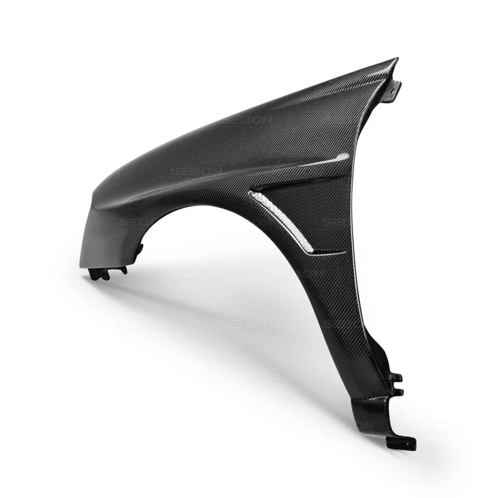 Seibon Carbon Fiber Fenders (10mm Wider) 2004-2005 WRX / 2004-2005 STI - Image 7