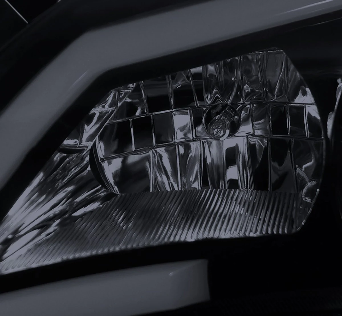 Spec-D LED Bar Style Projector Headlights w/ Gloss Black Base and Smoke Lens 2008-2014 WRX Halogen Models Only - Image 8