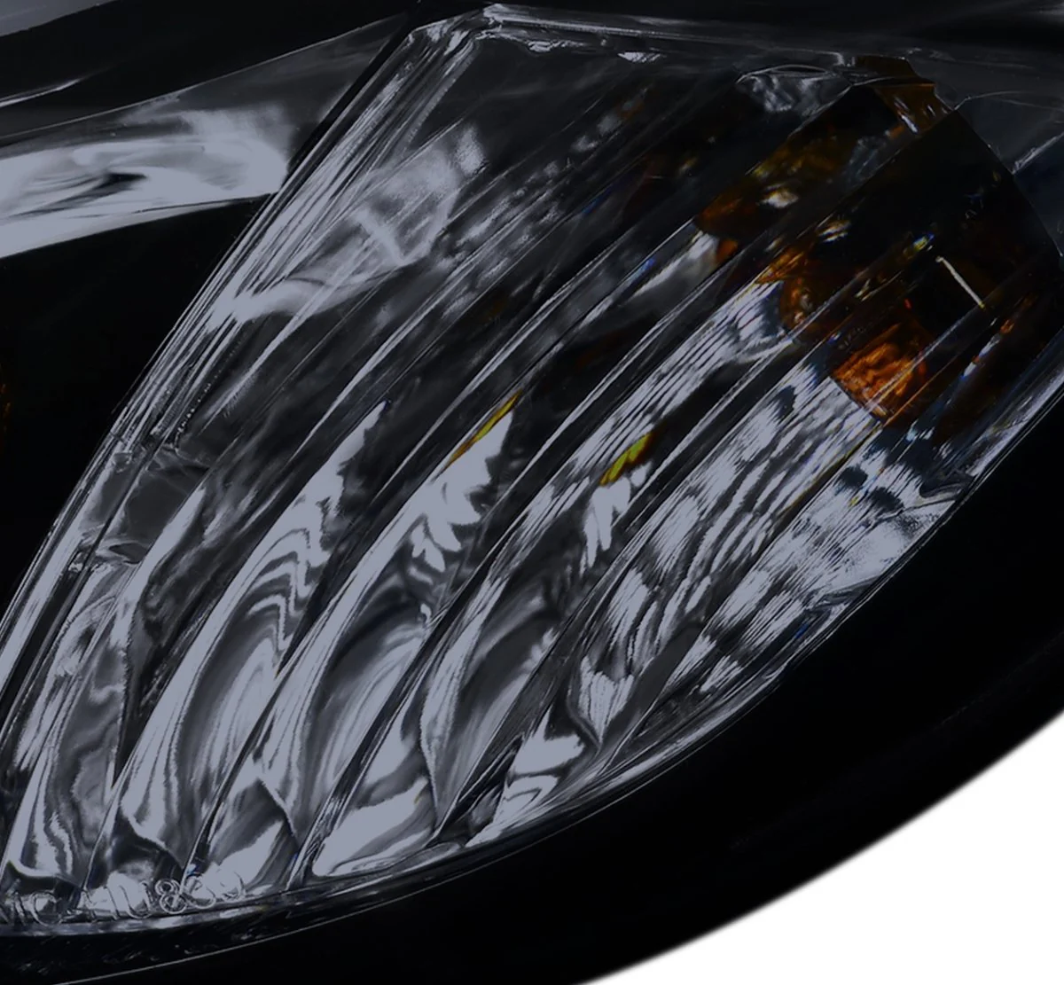 Spec-D LED Bar Style Projector Headlights w/ Gloss Black Base and Smoke Lens 2008-2014 WRX Halogen Models Only - Image 9