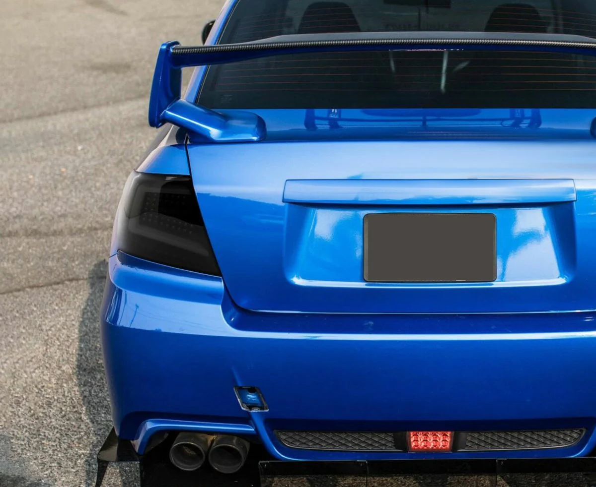 Spec-D Optic Style Sequential LED Tail Lights Gloss Black Housing w/ Smoke Lens and White Bar 2008-2014 WRX Sedan / 2011-2014 STI Sedan - Image 10