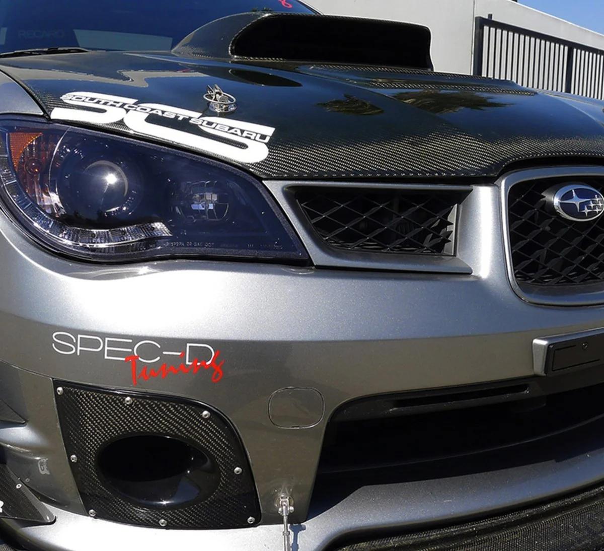 Spec-D LED Bar Style Projector Headlights w/ Gloss Black Base and Clear Lens 2006-2007 WRX / 2006-2007 STI w/ OEM Halogen Lights - Image 5