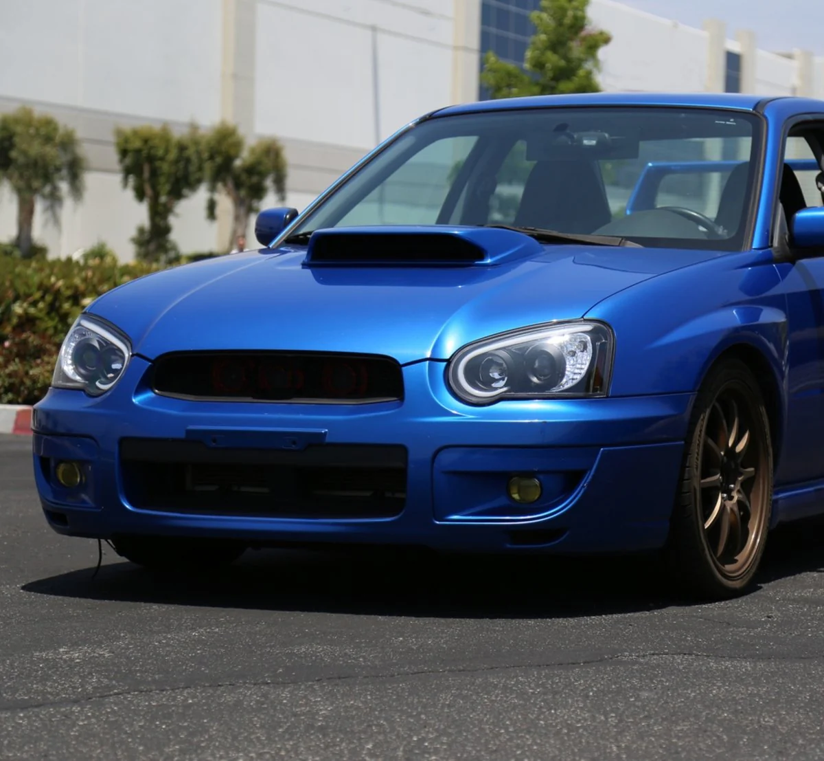 Spec-D LED Bar Style Projector Headlights w/ Matte Black Base and Clear Lens 2004-2005 WRX / 2004-2005 STI w/ OEM Halogen Lights - Image 15