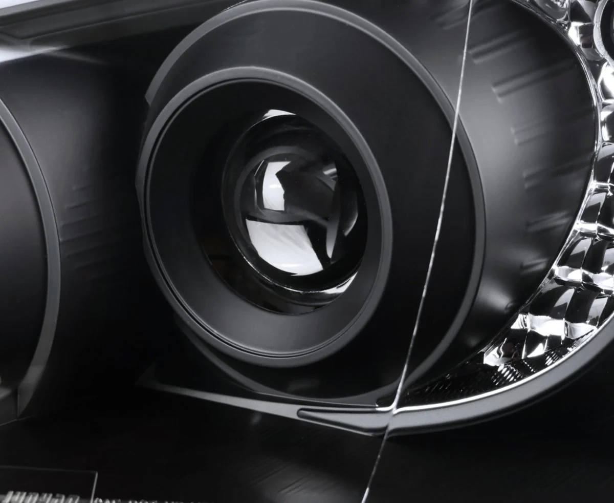 Spec-D LED Bar Style Projector Headlights w/ Matte Black Base and Clear Lens 2004-2005 WRX / 2004-2005 STI w/ OEM Halogen Lights - Image 7