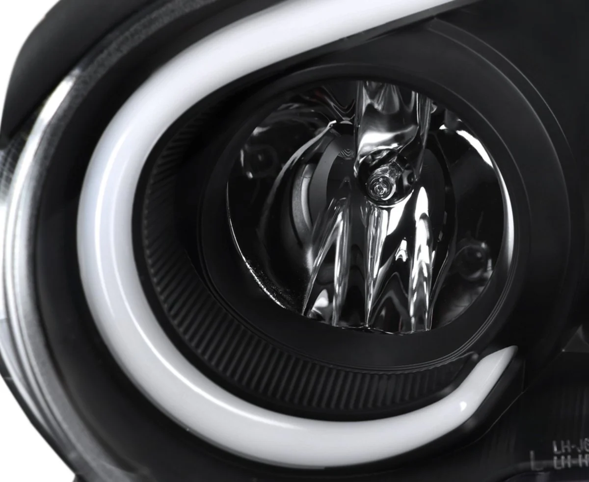 Spec-D LED Bar Style Projector Headlights w/ Matte Black Base and Clear Lens 2004-2005 WRX / 2004-2005 STI w/ OEM Halogen Lights - Image 8