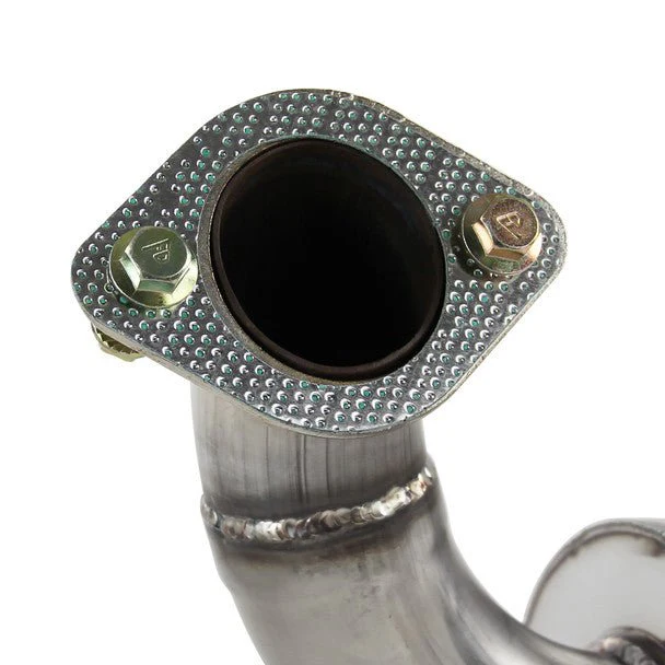 Spec-D Stainless Steel Dual Tip Exhaust w/ Polished 4" Single Wall Tips 2008-2014 WRX Sedan / 2011-2014 STI Sedan - Image 4