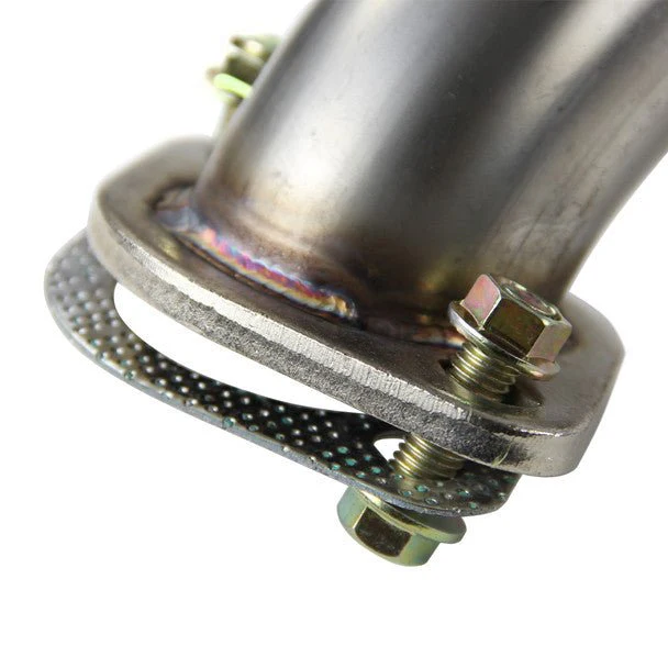 Spec-D Stainless Steel Dual Tip Exhaust w/ Polished 4" Single Wall Tips 2008-2014 WRX Sedan / 2011-2014 STI Sedan - Image 5