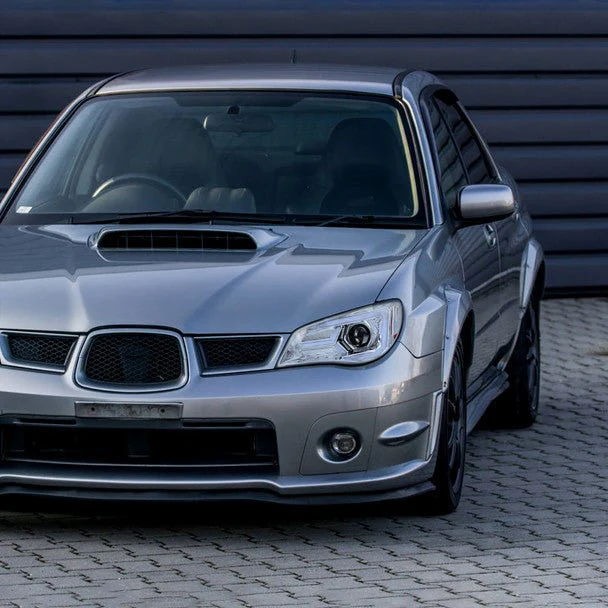 Spec-D Version 2 LED Bar Style Projector Headlights w/ Chrome Base and Clear Lens 2006-2007 WRX / 2006-2007 STI w/ OEM Halogen Lights - Image 8