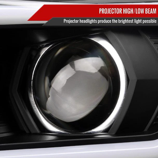 Spec-D Version 2 LED Bar Style Projector Headlights w/ Matte Black Base and Clear Lens 2015-2017 WRX / 2015-2017 STI / 2018-2021 WRX Base & Premium - Image 7