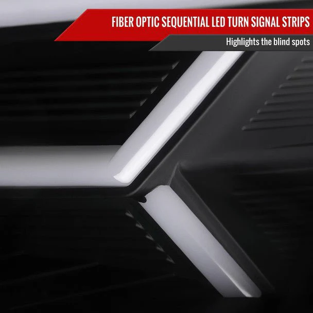 Spec-D Version 2 LED Bar Style Projector Headlights w/ Matte Black Base and Clear Lens 2015-2017 WRX / 2015-2017 STI / 2018-2021 WRX Base & Premium - Image 9